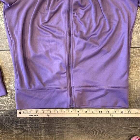 Nike Women's Lightweight Full Zip Track Jacket Light Purple Size M - Picture 7 of 10